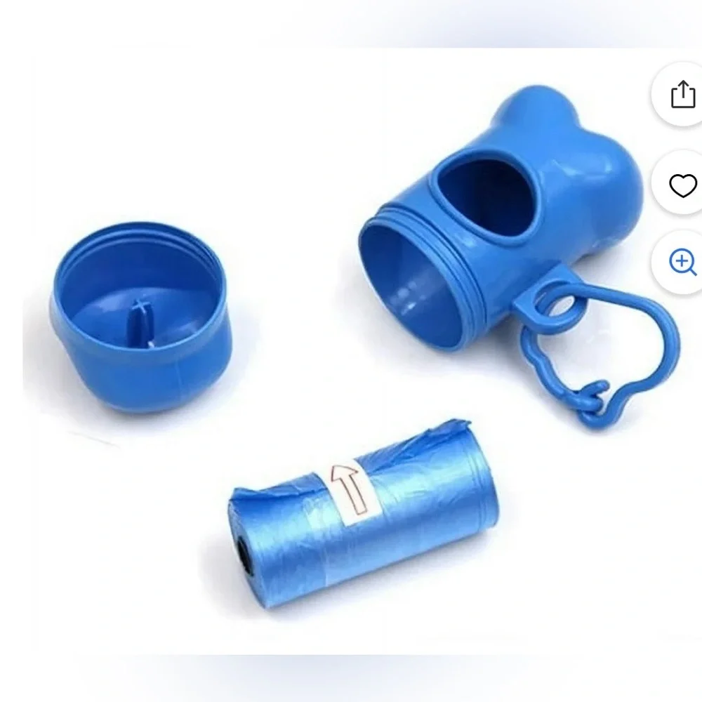 🦴 Blue Bone-Shaped Dog Waste Bag Dispenser 🐾